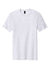 District DT5000 Mens The Concert Short Sleeve Crewneck T-Shirt Heather White Flat Front