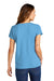 District DT5002 Womens The Concert Short Sleeve V-Neck T-Shirt Aquatic Blue Model Back