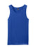 District DT5300 Mens The Concert Tank Top Deep Royal Blue Flat Front