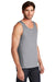 District DT5300 Mens The Concert Tank Top Heather Grey Model 3q