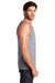 District DT5300 Mens The Concert Tank Top Heather Grey Model Side