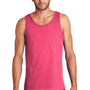 District Mens The Concert Tank Top - Neon Pink