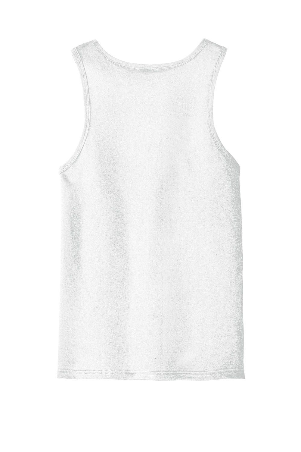 District DT5300 Mens The Concert Tank Top White Flat Back