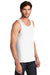 District DT5300 Mens The Concert Tank Top White Model 3q