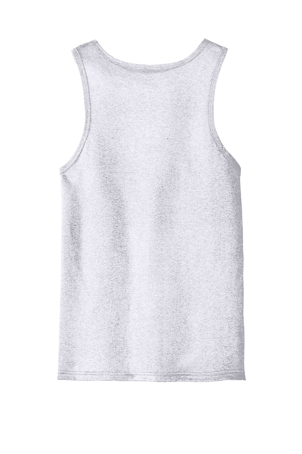 District DT5300 Mens The Concert Tank Top Heather White Flat Back