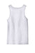 District DT5300 Mens The Concert Tank Top Heather White Flat Back