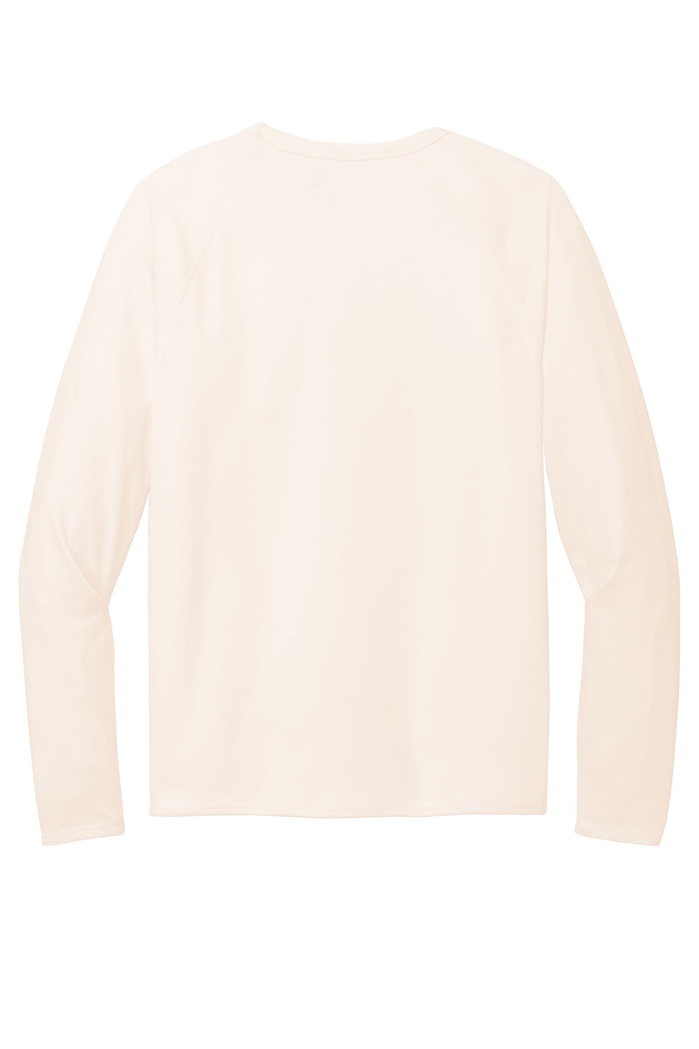 District DT572 Mens French Terry Crewneck Sweatshirt Gardenia Flat Back