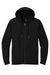 District DT573 Mens French Terry Full Zip Hooded Sweatshirt Hoodie Black Flat Front