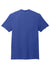 District DT6000P Mens Very Important Short Sleeve Crewneck T-Shirt w/ Pocket Deep Royal Blue Flat Back