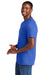 District DT6000P Mens Very Important Short Sleeve Crewneck T-Shirt w/ Pocket Deep Royal Blue Model Side