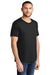 District DT6000P Mens Very Important Short Sleeve Crewneck T-Shirt w/ Pocket Black Model 3q