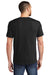 District DT6000P Mens Very Important Short Sleeve Crewneck T-Shirt w/ Pocket Black Model Back