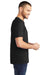 District DT6000P Mens Very Important Short Sleeve Crewneck T-Shirt w/ Pocket Black Model Side