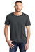 District DT6000P Mens Very Important Short Sleeve Crewneck T-Shirt w/ Pocket Charcoal Grey Model Front