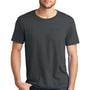 District Mens Very Important Short Sleeve Crewneck T-Shirt w/ Pocket - Charcoal Grey