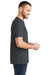 District DT6000P Mens Very Important Short Sleeve Crewneck T-Shirt w/ Pocket Charcoal Grey Model Side