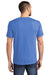 District DT6000P Mens Very Important Short Sleeve Crewneck T-Shirt w/ Pocket Heather Royal Blue Model Back