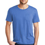 District Mens Very Important Short Sleeve Crewneck T-Shirt w/ Pocket - Heather Royal Blue