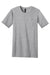 District DT6000P Mens Very Important Short Sleeve Crewneck T-Shirt w/ Pocket Heather Light Grey Flat Front