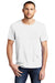 District DT6000P Mens Very Important Short Sleeve Crewneck T-Shirt w/ Pocket White Model Front