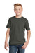 District DT6000Y Youth Very Important Short Sleeve Crewneck T-Shirt Deepest Grey Model Front