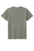 District DT6000Y Youth Very Important Short Sleeve Crewneck T-Shirt Deep Smoke Grey Flat Back