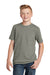 District DT6000Y Youth Very Important Short Sleeve Crewneck T-Shirt Deep Smoke Grey Model Front