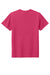 District DT6000Y Youth Very Important Short Sleeve Crewneck T-Shirt Flush Pink Flat Back