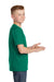 District DT6000Y Youth Very Important Short Sleeve Crewneck T-Shirt Jewel Green Model Side