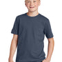 District Youth Very Important Short Sleeve Crewneck T-Shirt - Heather Navy Blue