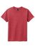 District DT6000Y Youth Very Important Short Sleeve Crewneck T-Shirt Heather Red Flat Front