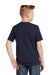 District DT6000Y Youth Very Important Short Sleeve Crewneck T-Shirt New Navy Blue Model Back