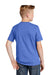 District DT6000Y Youth Very Important Short Sleeve Crewneck T-Shirt Royal Blue Frost Model Back