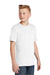 District DT6000Y Youth Very Important Short Sleeve Crewneck T-Shirt White Model 3q