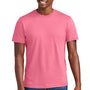 District Mens Very Important Short Sleeve Crewneck T-Shirt - Awareness Pink - NEW