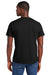 District DT6000 Mens Very Important Short Sleeve Crewneck T-Shirt Black Model Back