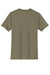 District DT6000 Mens Very Important Short Sleeve Crewneck T-Shirt Coyote Brown Flat Back