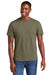 District DT6000 Mens Very Important Short Sleeve Crewneck T-Shirt Coyote Brown Model Front