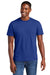 District DT6000 Mens Very Important Short Sleeve Crewneck T-Shirt Deep Royal Blue Model Front