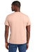 District DT6000 Mens Very Important Short Sleeve Crewneck T-Shirt Dusty Peach Model Back