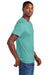 District DT6000 Mens Very Important Short Sleeve Crewneck T-Shirt Eucalyptus Blue Model Side