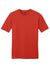 District DT6000 Mens Very Important Short Sleeve Crewneck T-Shirt Fiery Red Flat Front