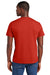 District DT6000 Mens Very Important Short Sleeve Crewneck T-Shirt Fiery Red Model Back