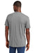 District DT6000 Mens Very Important Short Sleeve Crewneck T-Shirt Grey Frost Model Back