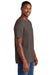 District DT6000 Mens Very Important Short Sleeve Crewneck T-Shirt Heather Brown Model Side