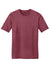 District DT6000 Mens Very Important Short Sleeve Crewneck T-Shirt Heather Cardinal Red Flat Front