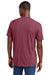 District DT6000 Mens Very Important Short Sleeve Crewneck T-Shirt Heather Cardinal Red Model Back