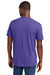 District DT6000 Mens Very Important Short Sleeve Crewneck T-Shirt Heather Purple Model Back