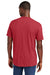 District DT6000 Mens Very Important Short Sleeve Crewneck T-Shirt Heather Red Model Back