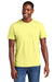 District DT6000 Mens Very Important Short Sleeve Crewneck T-Shirt Lemon Yellow Model Front